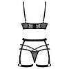 Set Obsessive Blomentis Negru XS-S Thumb 1