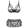 Set Obsessive Heartia Negru S-M