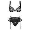 Set Obsessive Heartina Negru L-XL