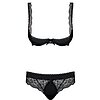 Set Obsessive Miamor Negru L-XL