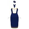Costum Obsessive Stewardess Albastru XS-S Thumb 2