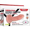 Strap On Vibrating Unisex Hollow 19cm Thumb 2