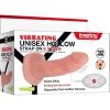 Strap On Vibrating Unisex Hollow 19cm Thumb 2