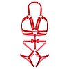 Body Leg Avenue Studded O-Ring Harness Roșu S Thumb 3
