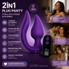 Sweet Smile Plug Panty 2în1, Reîncărcabil, 7 Moduri Mov Thumb 10