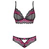 Set Obsessive Tulia Negru L-XL