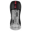 Vibrating Twin Turbo Masturbator Negru Thumb 4