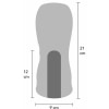 Vibrating Twin Turbo Masturbator Negru Thumb 6