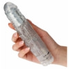 Vibrator Jelly Crushy Glitter Transparent Thumb 1