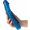 Vibrator Jelly Puzzling Glitter Albastru Thumb 1