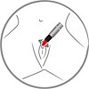 Vibrator Kiss Me Lipstick Rosu Thumb 2