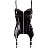 Corset Black Level Vinyl Angelica Negru L