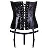 Corset Black Level Vinyl Ivanna Negru XL Thumb 1