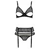Set Passion Eco Zinnia Negru L-XL