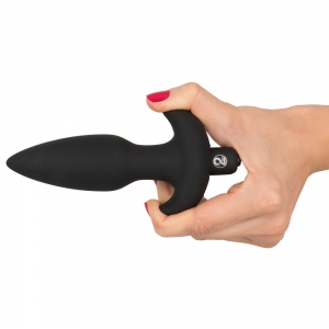 Vibrator Plug Medium Velvet Negru