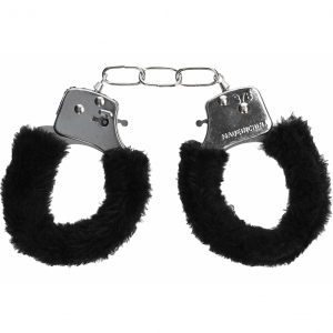 Pleasure Handcuffs Furry Negru Pleasure Handcuffs Furry Negru pe Domnisoare.ro