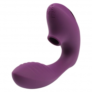 Double Orgasm Stimulator Dublu Reîncărcabil Pentru Clitoris Mov pe Domnisoare.ro