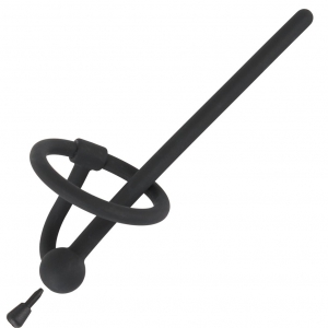 Penis Plug Wet Play With Stop Negru