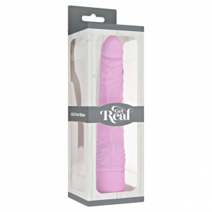 Vibrator Realist Classic Slim pentru Stimulare Vaginală Mov