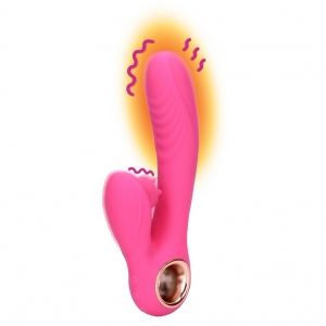 Loveline Rabbit Heat – Limbă Oscilantă, încălzire 19 cm Roz Loveline Rabbit Heat – Limbă Oscilantă, încălzire 19 cm Roz pe Domnisoare.ro
