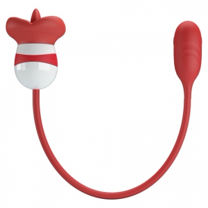 Pretty Love Aliyah – Stimulator Dublu, USB Reîncărcabil Roșu Pretty Love Aliyah – Stimulator Dublu, USB Reîncărcabil Roșu pe Domnisoare.ro