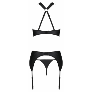 Set Din Piele Passion Hima Negru L-XL