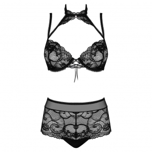 Set Obsessive Elizenes Negru S-M