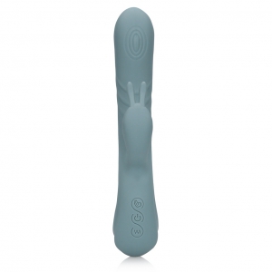 Vibrator Rabbit Loveline By Shots Pentru Stimulare Dublă Gri