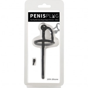 Penis Plug Wet Play With Stop Negru
