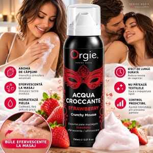 Acqua Croccante Orgie Spumă Efervescentă Pentru Masaj 150ml