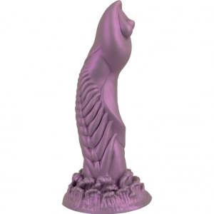 Alien Phallus – Dildo siliconic, Finisaj Metalic 21,2 cm Mov Alien Phallus – Dildo siliconic, Finisaj Metalic 21,2 cm Mov pe Domnisoare.ro