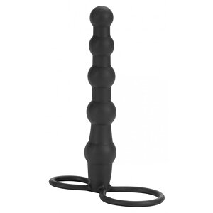 Anal Dildo Silicone Beaded Double Rider Negru Anal Dildo Silicone Beaded Double Rider Negru pe Domnisoare.ro