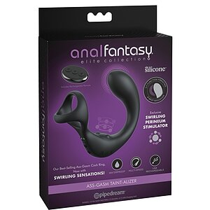 Anal Fantasy Elite Taint Alizer Prostată Perineu 3 Viteze Negru