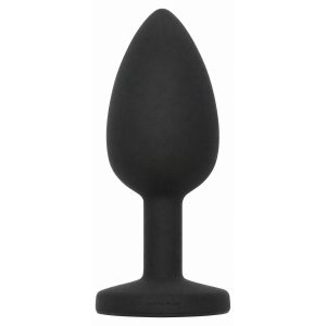 Dop Anal Diamond Jewel Premium din Silicon Negru