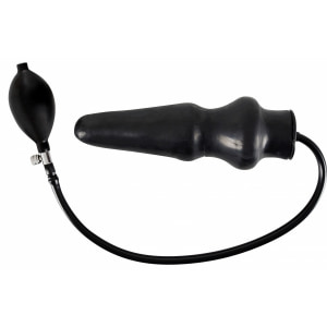 Anal Plug Latex Gonflabil 19.5cm Negru