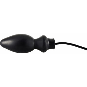 Anal Plug Latex Gonflabil 19.5cm Negru