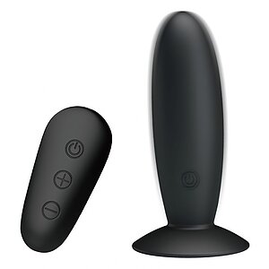 Anal Plug Mr. Play Remote Control Negru