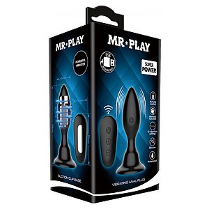 Anal Plug Mr. Play Vibrating Negru