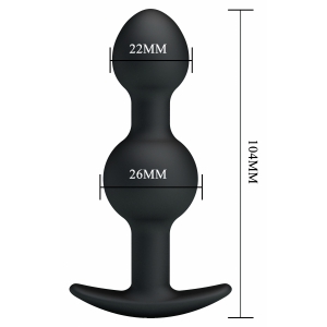Anal Plug Pretty Love Heavy Negru