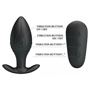 Anal Plug Pretty Love Royal Pleasure Regina Negru