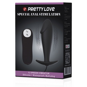 Dop Anal Pretty Love Stimulation cu Vibrații și Telecomandă