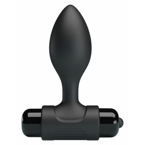 Anal Plug Pretty Love Vibra Negru pe Domnisoare.ro