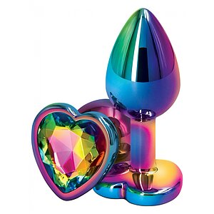 Anal Plug Rear Assets Multicolor Heart S pe Domnisoare.ro