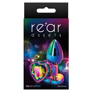 Anal Plug Rear Assets Multicolor Heart S