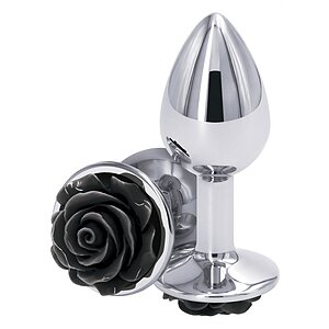Anal Plug Rear Assets Rose Negru pe Domnisoare.ro