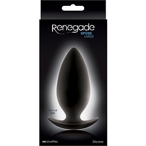 Anal Plug Renegade Spades Large Negru