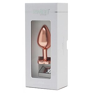 Anal Plug Rimba Toys Pisa Heart Auriu