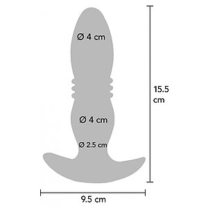 Anal Plug The Tough Thrusting Albastru