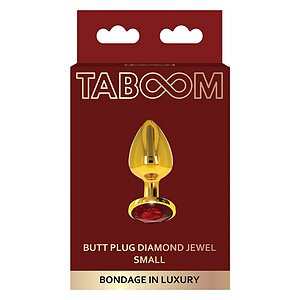 Anal Plug With Diamond Jewel S Auriu