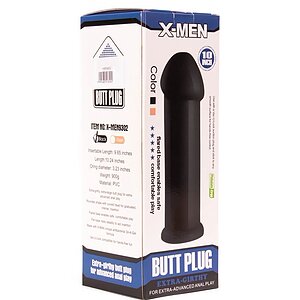 Anal Plug X-Men 10 inch Negru